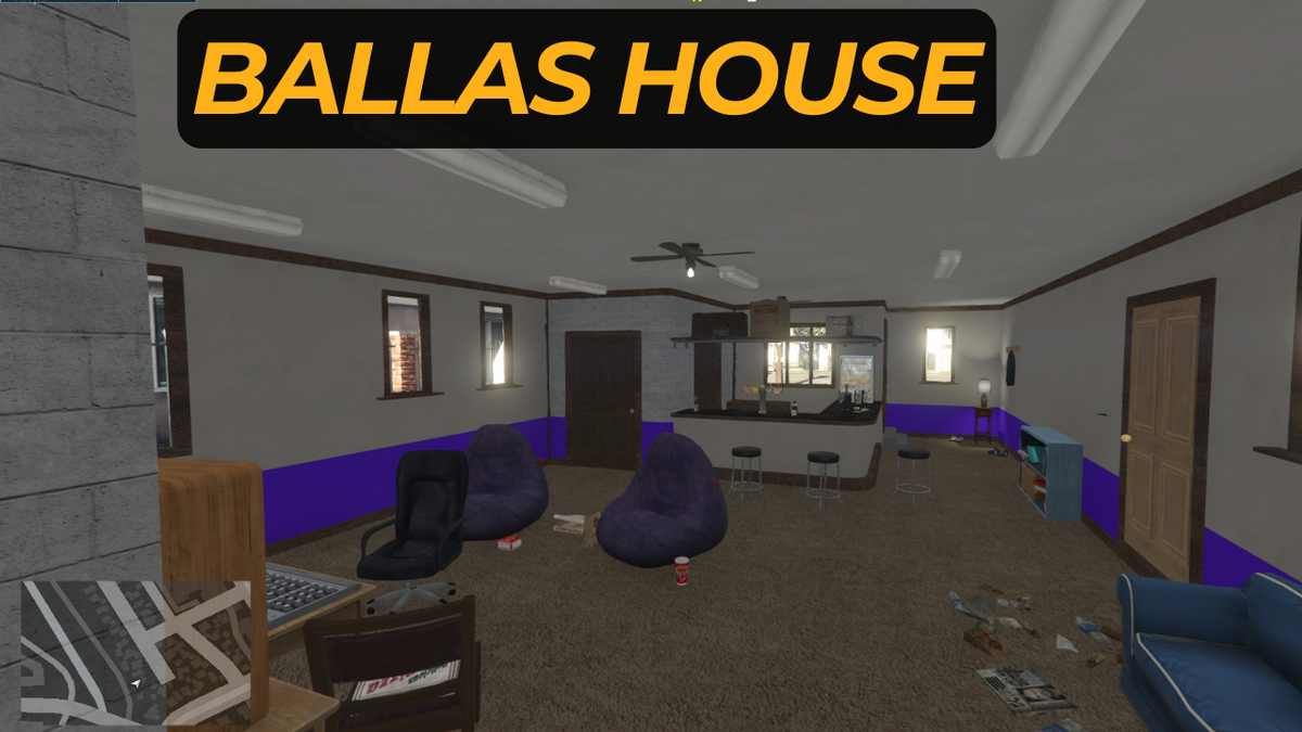 Ballas House FiveM MLO | FiveM Maps – Fivem Mlo | Fivem Maps Shop