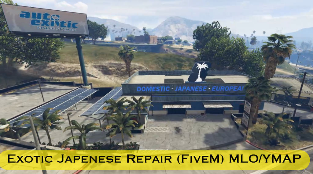 Exotic Japenese Repair (FiveM) MLO/YMAP