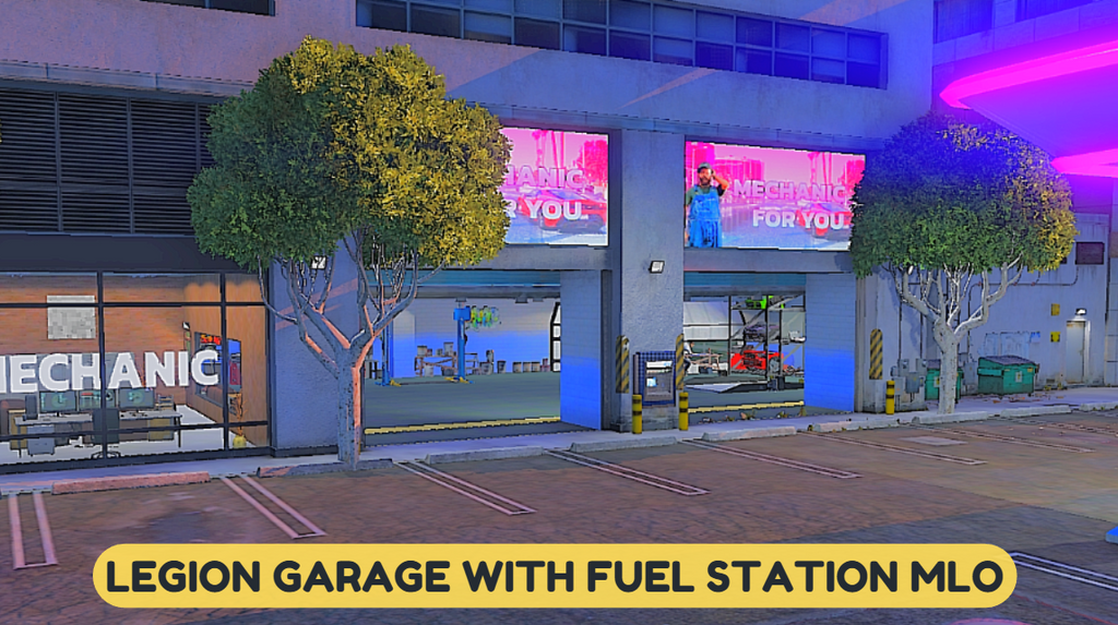 Legion Garage With Fuel Station MLO