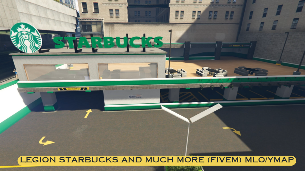 Legion Starbucks And Much More (FiveM) MLO/YMAP