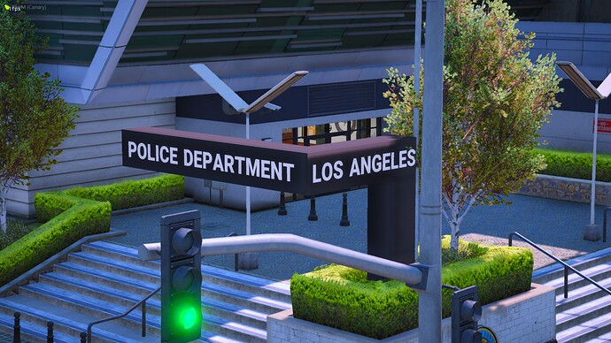 Los Angeles Police Department Sign