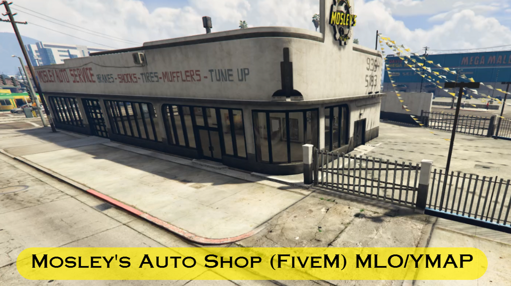Mosley's Auto Shop (FiveM) MLO/YMAP