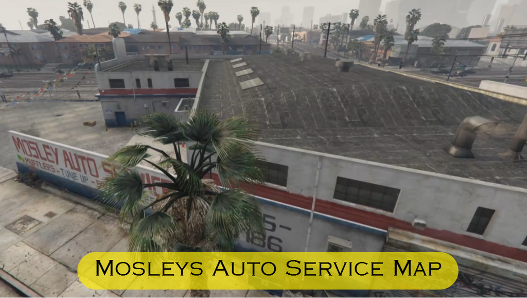 Mosleys Auto Service Map