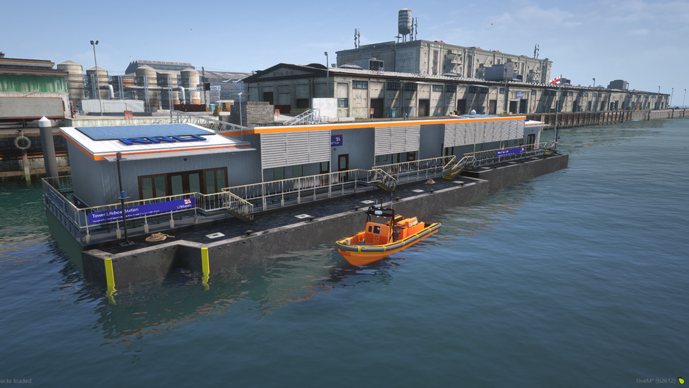 Tower Lifeboat Station + E-Class Lifeboat  (FiveM) MLO/YMAP