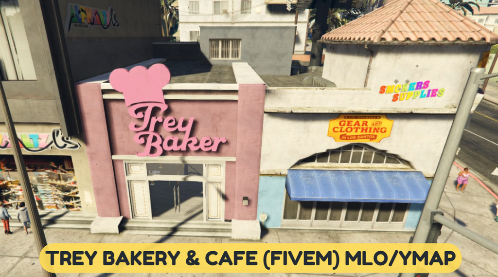 Trey Bakery & Cafe (FiveM) MLO/YMAP